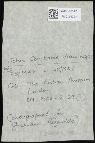 Drawings, collection of The British Museum, London