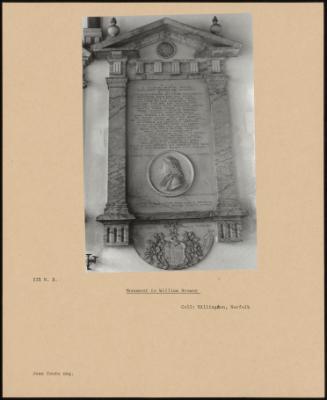 Monument to William Browne