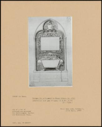 Designs For A Monument To Edward Atkyns (D 1750)
