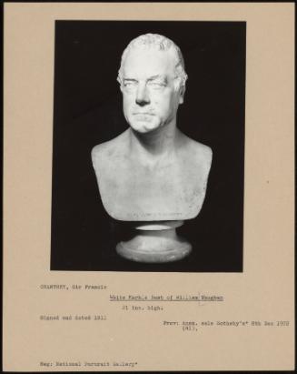 White Marble Bust Of William Vaughan