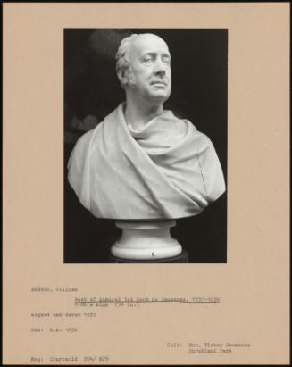 Bust of Admiral 1st Lord De Saumarez, 1757-1836