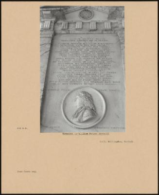 Monument to William Browne (detail)