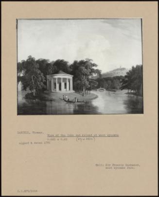 View of the Lake and Island at West Wycombe