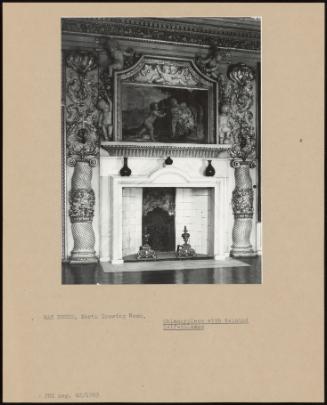 Chimneypiece with Twisted Half-Columns