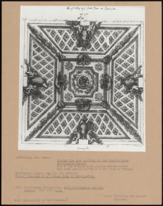 Design for the Celing of the Cupola Room, Kensington Palace