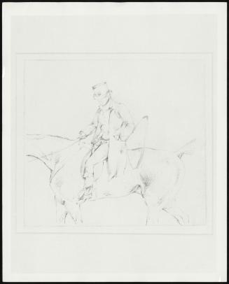 Study after Riders Horses in Portrait