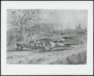 Hounds Chasing a Fox