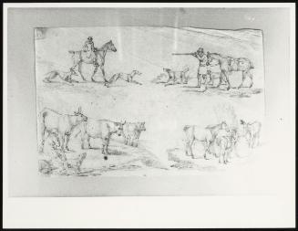 Landscape Scenery: Sketches of Sportsmen with Pony