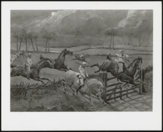 The Night Riders Of Nacton Set Of Four Original Watercolors For The First Steeplechase On Record