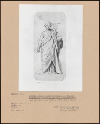 A Draped Female Figure Wearing a Diadem and Holding a Caduceus in Her Left Hand (Commerce)