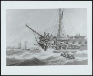Man of War and Shipping Off the Coast