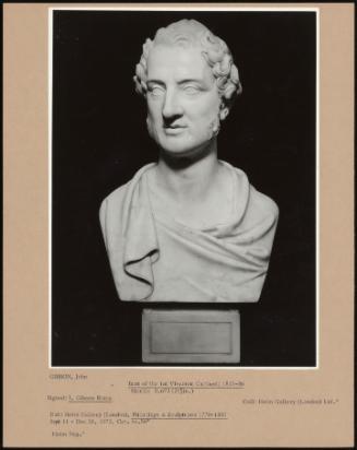 Bust Of The 1st Viscount Cardwell 1813-86