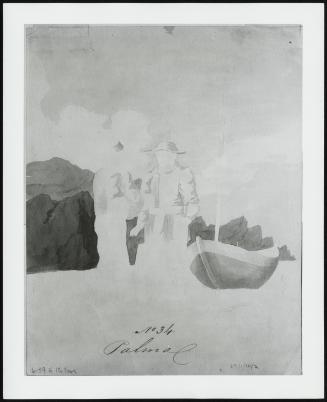 La Palma Verso: Unfinished Sketch of Two Fishermen