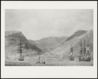 A View Of Jamestown, St Helena From The Sea