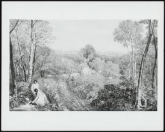 Landscape with a Cottage and a Peasant Girl Collecting Water