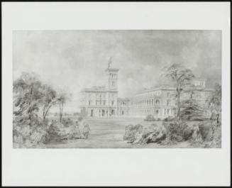 Highly Finished Architectural Perspective for Osborne House