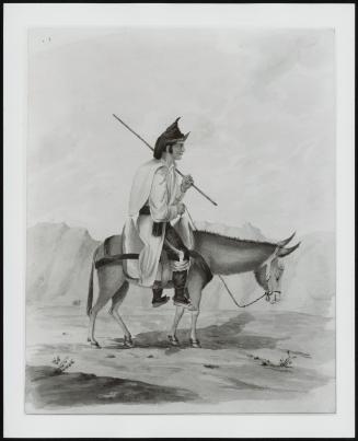 Grand Canary, 1828–Man on a Donkey