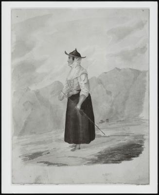 Peasant Woman with Staff, La Palma