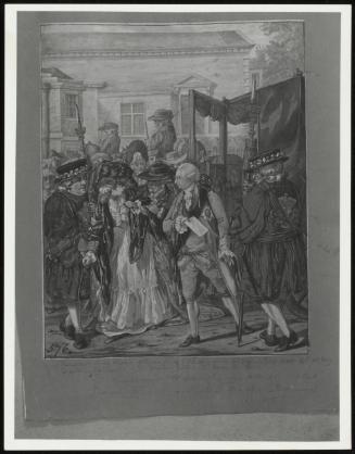 Margaret Nicholson Attempting to Assasinate H. M. King George III