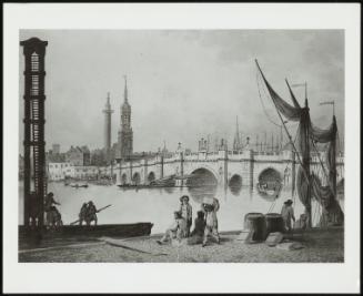 The Monument and the Pool of London From Southwark