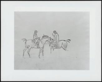 Two Figures On Horseback