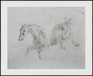 Study Of A Horse With A Figure On Its Back - One Of 24 Originally Bound
