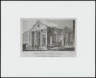 Medland after Edward Dayes; St. Paul's Church Covent Garden after the Fire