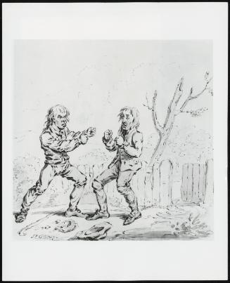 Two Men at Fisticuffs