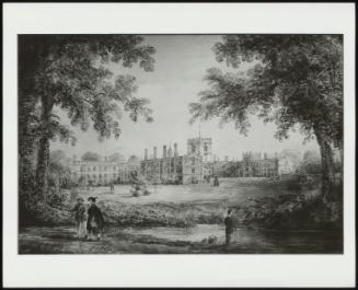 Jesus College, Cambridge, From the Meadows