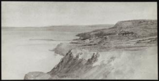 The Coast of Dorset, with Lyme Regis Below