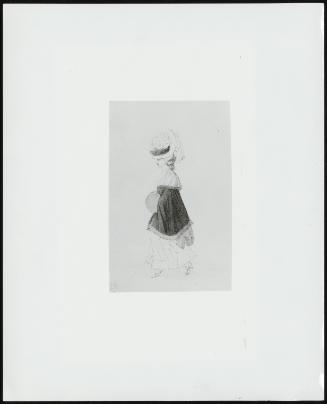 Portrait of a Young Lady of Fashion with Cape and Muff