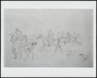 A Hunting Scene - One Of 24 Originally Bound