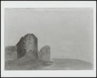 Sketch of Pevensey Castle