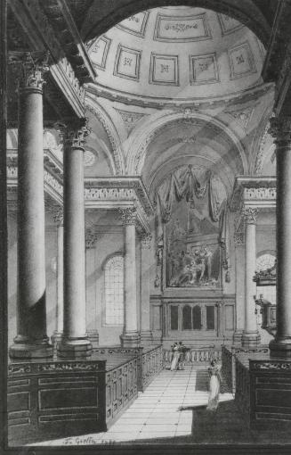 London: Interior of St Stephen Walbrook, Looking East