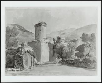 Fond: II Castello, Verso: Pencil Sketch of Same–One of Four