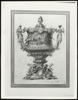 Design for a Hunting Trophy Or Loving Cup.