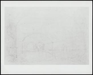 On the Appian Way- Pencil Sketch