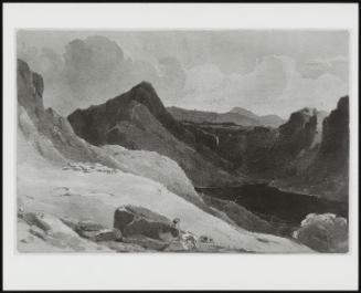 Mountain Landscape with Seated Shepherd