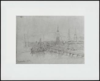 A) A Palace On A River; Verso: Pencil Sketch Of Same ; B)Farm Cart At Dol; 1843, Verso: Pencil Sketch Of A View Of Dol, 1843 ; C) Inverness, 1859