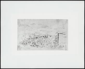 Study Of A Stone Wall And Gate