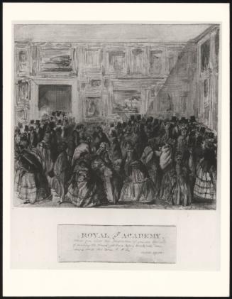 Viewing The R A Exhibition 1858