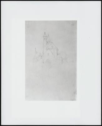 A) A Palace On A River; Verso: Pencil Sketch Of Same ; B)Farm Cart At Dol; 1843, Verso: Pencil Sketch Of A View Of Dol, 1843 ; C) Inverness, 1859