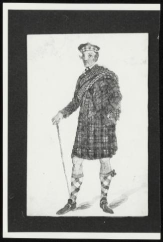 Scotsman with Walking Stick