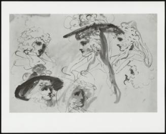 Studies for the Head of a Lady