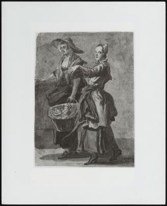 Two Women Holding A Basket, C 1758