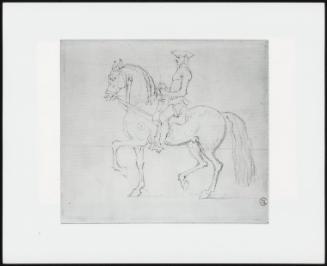 Horse and Rider, Facing Left