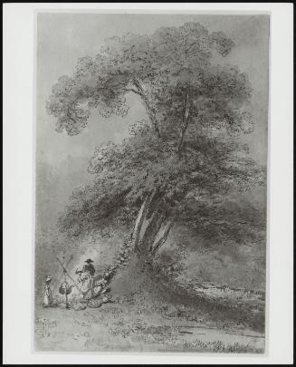 Romani People Working Beneath A Tree