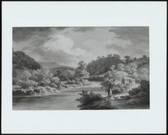 A Fisherman in the Vale of Myfod, Site of the Palace of the Princess of Powis