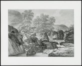 Ponte Pair On The River Oawien Near Llanrwst, 1791