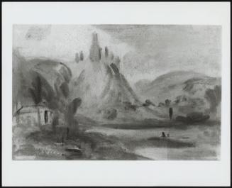 Landscape With A Castle - One Of A Set Of Eleven